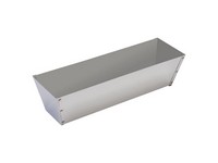 Warner Stainless Steel Mud Pan 3.5 in. H X 4 in. W X 12 in. L