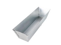 Warner Galvanized Steel Mud Pan 3.5 in. H X 4 in. W X 12 in. L