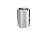 Craftsman 7/16 in. S X 3/8 in. drive S SAE 6 Point Shallow Socket 1 pc