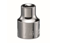 Craftsman 1/4 in. S X 3/8 in. drive S SAE 6 Point Standard Shallow Socket 1 pc