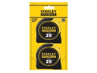 STANLEY FatMax 25 ft. L X 1-1/4 in. W Compact Wide Blade Tape Measure Set 2