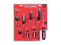 Craftsman 8 pc Phillips/Slotted Multi-Bit Screwdriver Set 8 in.