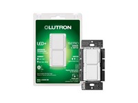 Lutron Maestro White 75 W Tap Dimmer Switch 1 pk