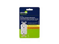 Leviton 20 amps 125 V Tamper Resistant White AFCI/GFCI Dual Function Outlet