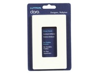 Lutron Almond 1 gang Thermoplastic Nylon Wall Plate 1 pk