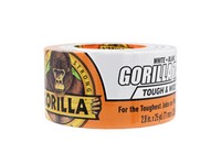 Gorilla Tough & Wide 2.88 in. W X 25 yd L White Repair Tape