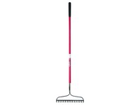 Ace 57 in. 16 Tine Steel Bow Rake Fiberglass Handle