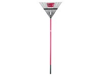 Ace 65 in. 24 Tine Steel Rake Fiberglass Handle