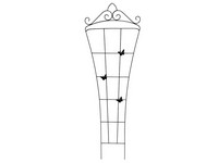 Living Accents 72 in. H Brown Steel Trellis