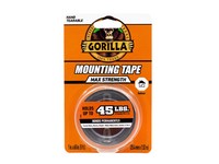 Gorilla 60 in. L X 1 in. W Double-Sided Mounting Tape