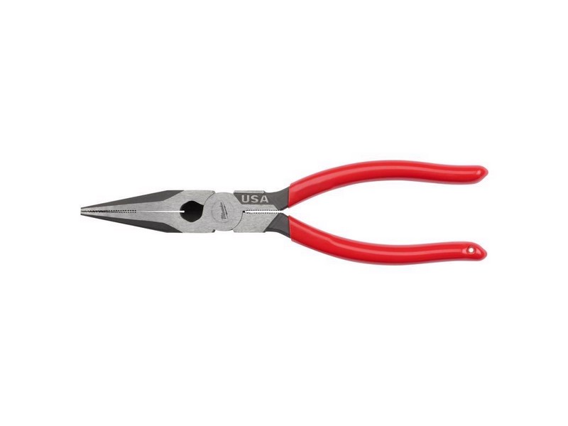 Milwaukee Made In USA 8 in. Forged Steel Long Nose Pliers
