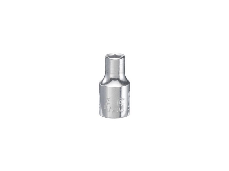 Craftsman 4-1/2 mm X 1/4 in. drive Metric 6 Point Shallow Socket 1 pc