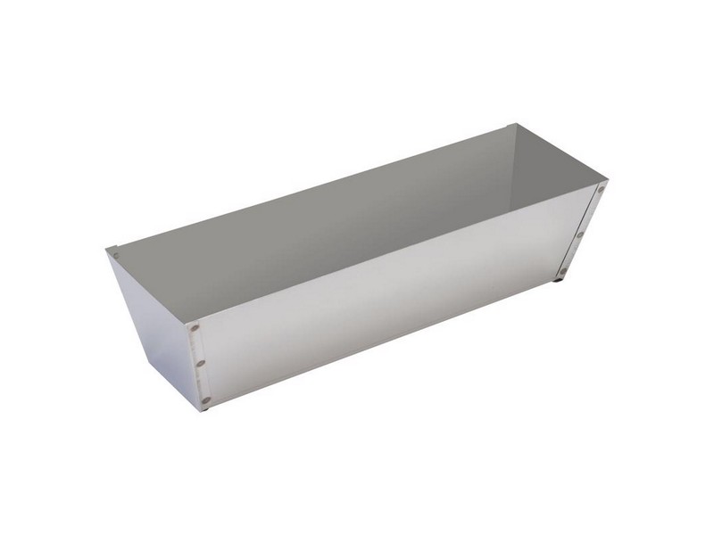 Warner Stainless Steel Mud Pan 3.5 in. H X 4 in. W X 12 in. L