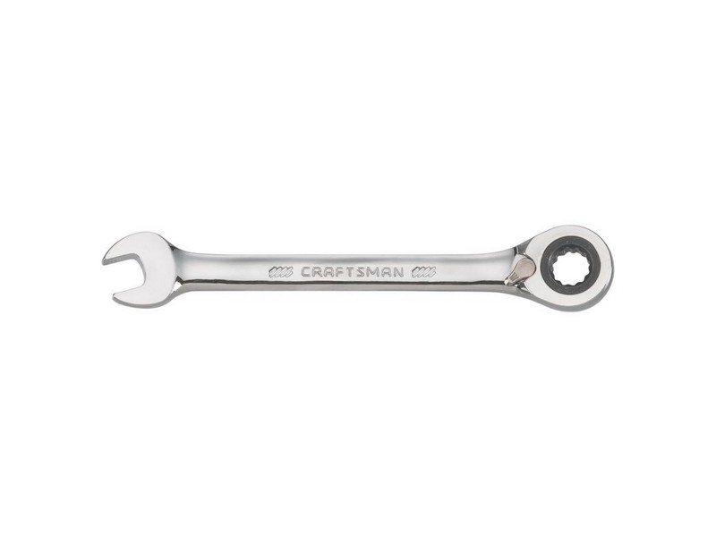 Craftsman 11/32 in. 12 Point SAE Ratcheting Combination Wrench 1 pc