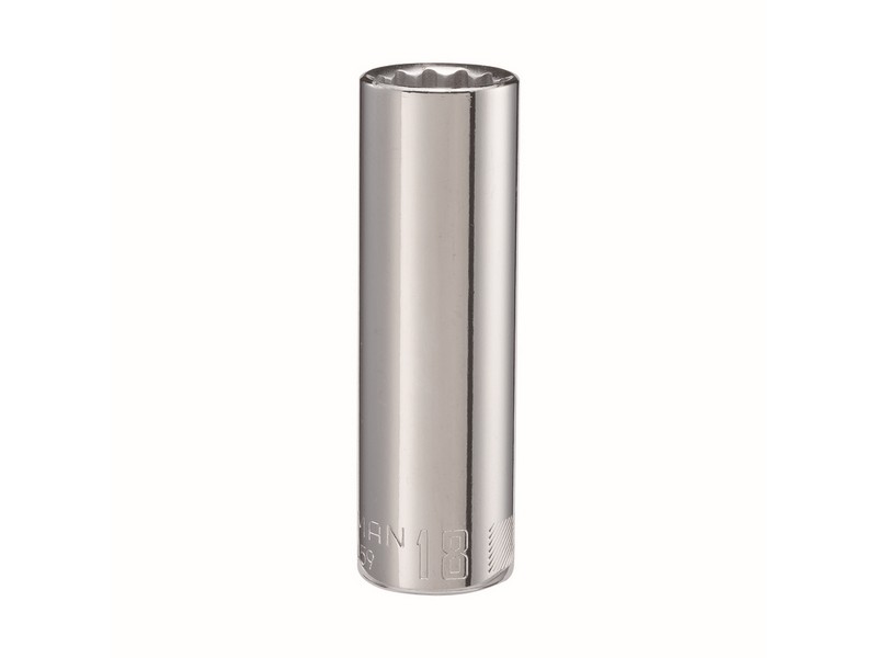Craftsman 18 mm S X 1/2 in. drive S Metric 12 Point Deep Deep Socket 1 pc