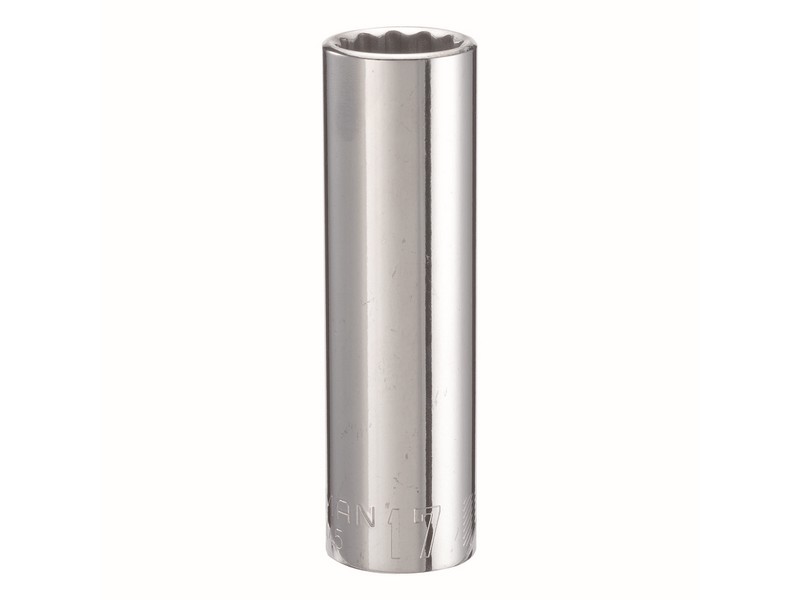 Craftsman 17 mm S X 1/2 in. drive S Metric 12 Point Deep Deep Socket 1 pc