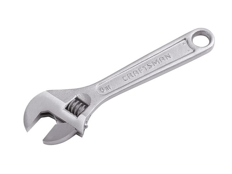 Craftsman Metric and SAE Adjustable Wrench 6 in. L 1 pc