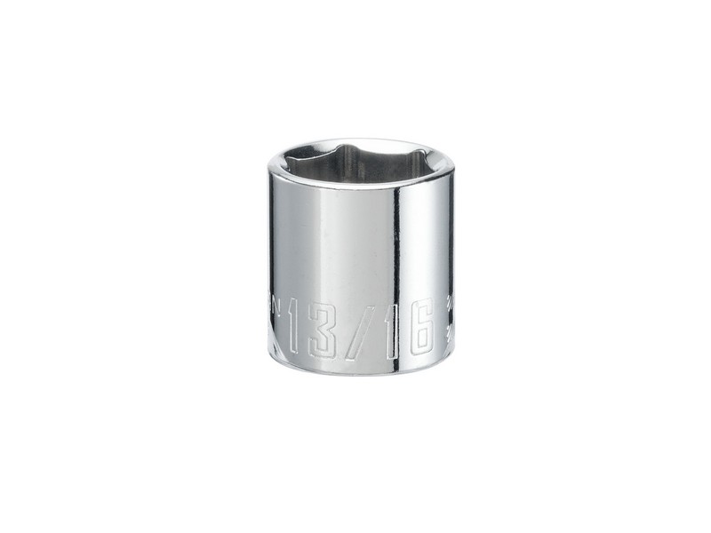 Craftsman 13/16 in. S X 3/8 in. drive S SAE 6 Point Standard Shallow Socket 1 pc