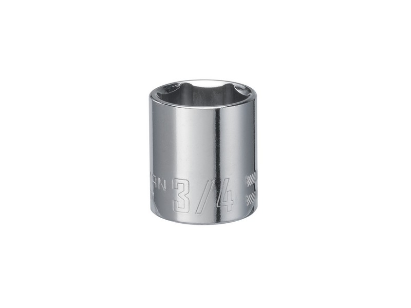 Craftsman 3/4 in. S X 3/8 in. drive S SAE 6 Point Standard Shallow Socket 1 pc