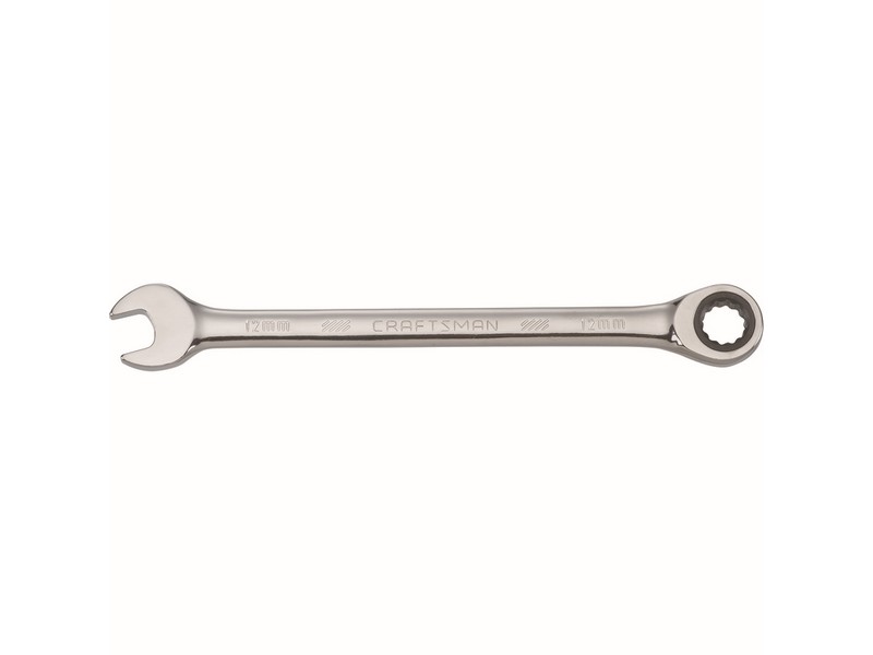 Craftsman 12 mm 12 Point Metric Ratcheting Wrench 7.8 in. L 1 pc
