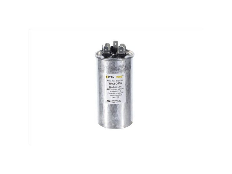 Titan Pro 30+5 MFD 440 V Round Run Capacitor