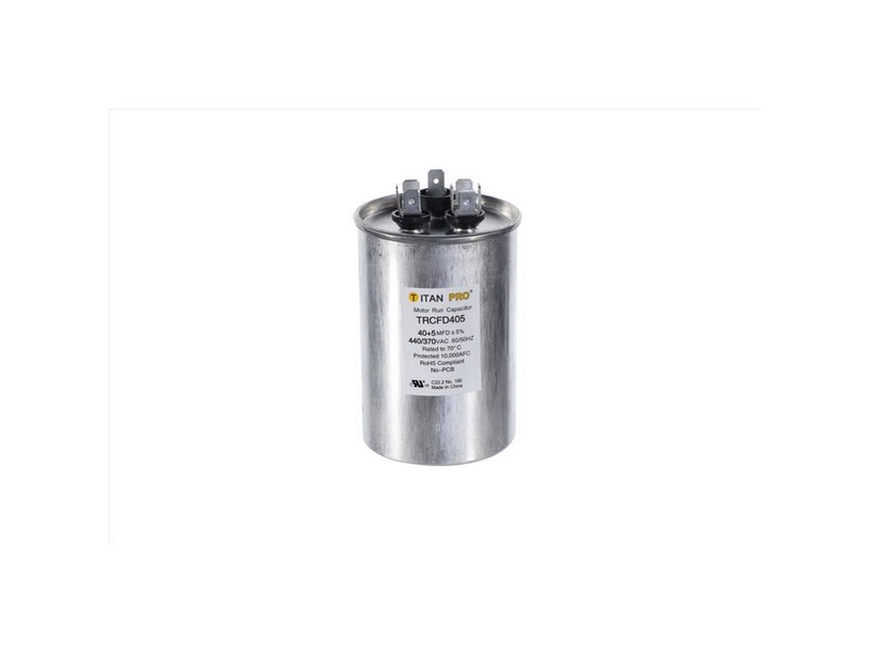 Titan Pro 40+5 MFD 440 V Round Run Capacitor