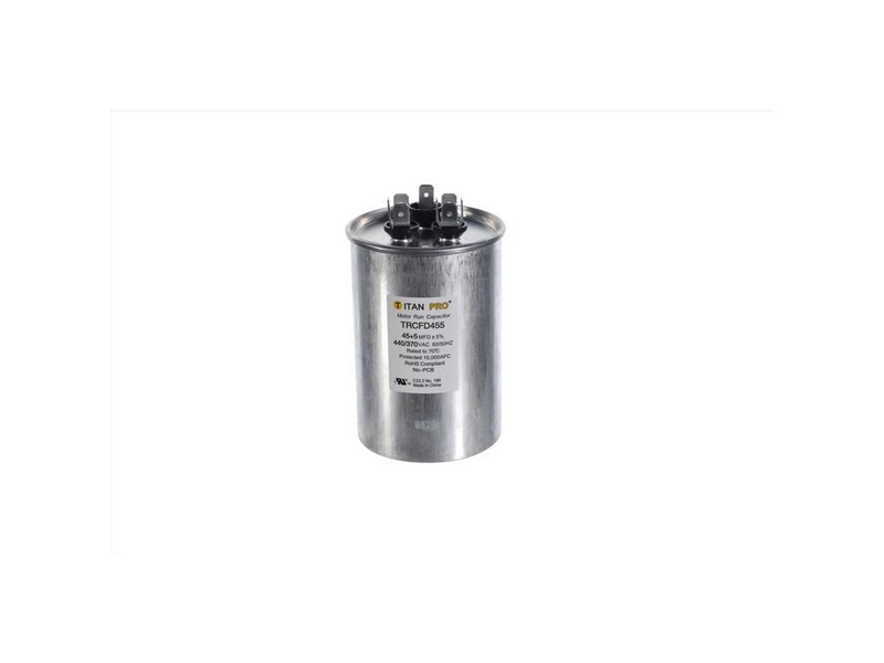 Titan Pro 45+5 MFD 440 V Round Run Capacitor