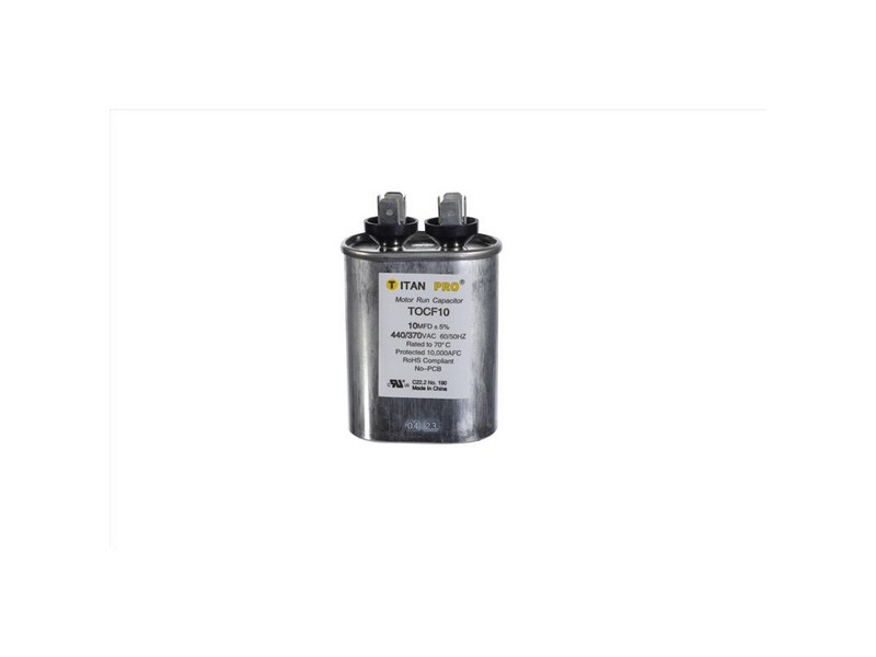 Titan Pro 10 MFD 440 V Oval Run Capacitor