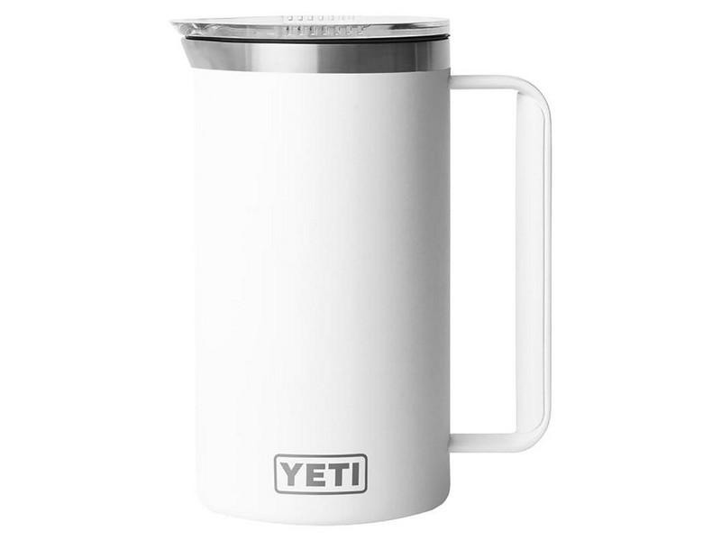 YETI 64 oz White Pitcher Stainless Steel
