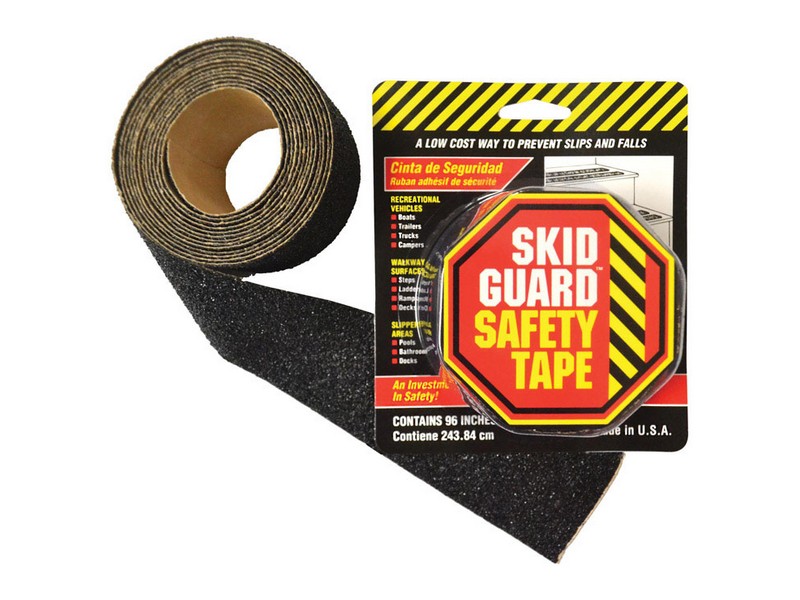 Skid Guard Black Anti-Slip Tape 2 in. W X 8 ft. L 1 pk