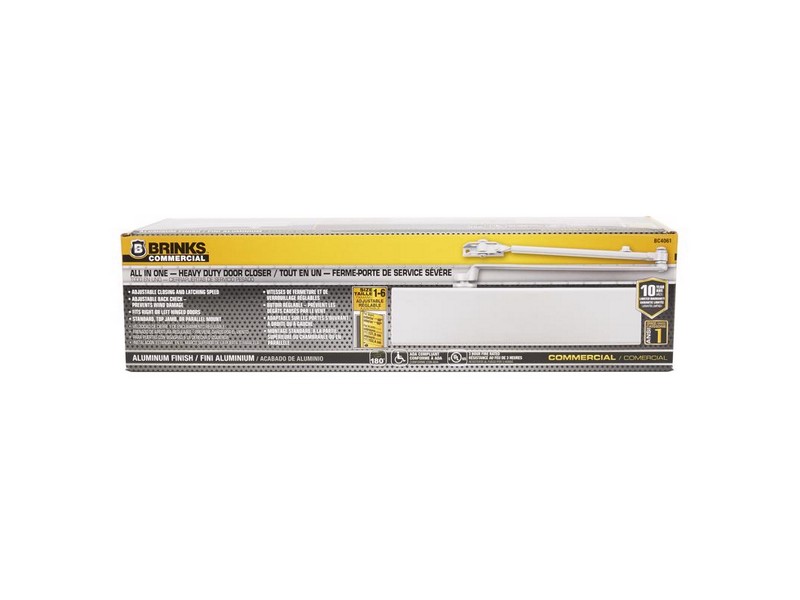 Brinks Aluminum Steel Hydraulic Door Closer Grade 1