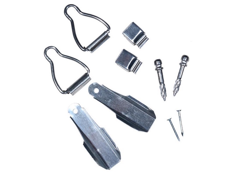 Phifer Mill Silver Aluminum .438 in. W X 2.25 in. L Window Frame Fasteners