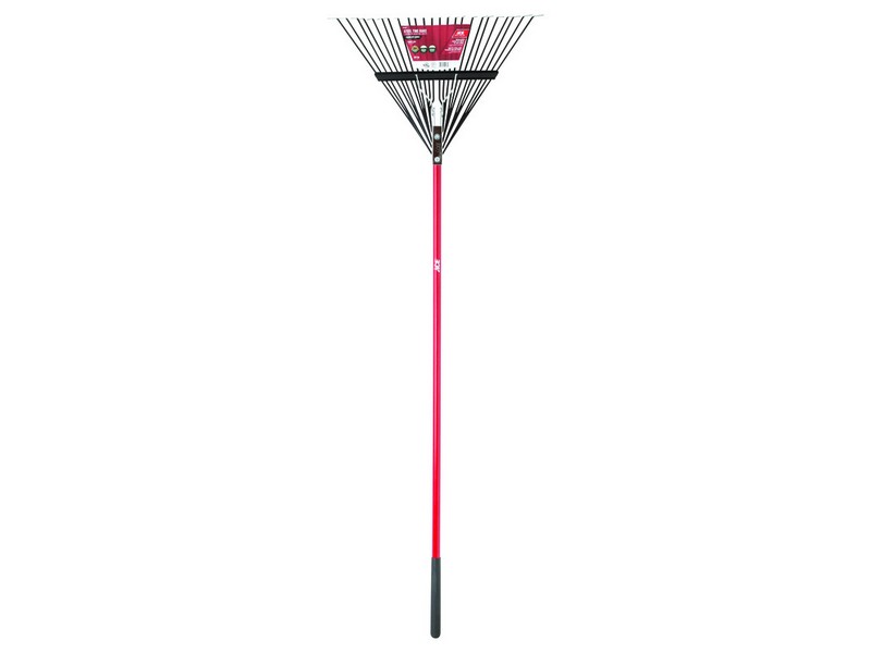 Ace 65 in. 24 Tine Steel Rake Fiberglass Handle