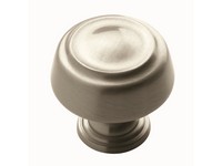 Amerock Kane & Crosley Collection Cabinet Knob 1-1/4 in. D 1-1/4 in. Satin Nickel 1 pk