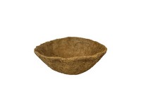 Living Accents 12 in. D Coco Fiber Basket Liner Brown