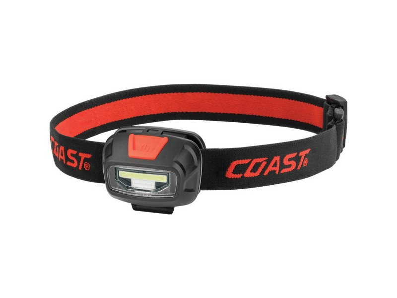 Coast FL13 250 lm Black/Red LED COB Head Lamp AAA Battery