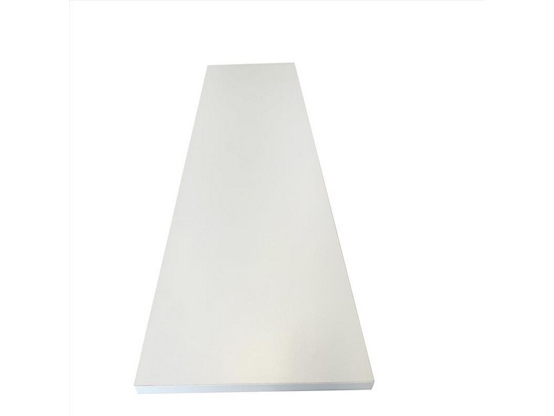 NB 0.63 in. H X 11.8 in. W X 47.6 in. D White Wood Shelf Board