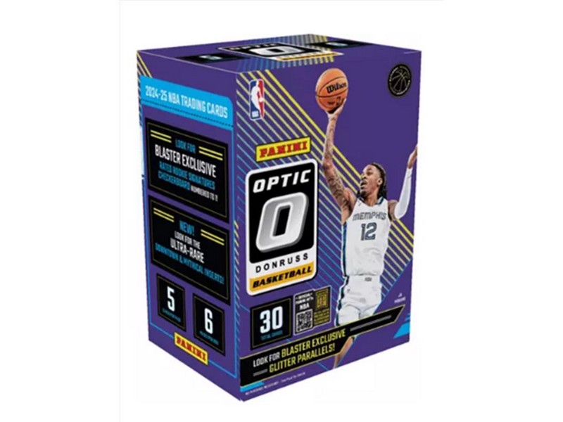 Panini NBA 2024-25 Donruss Optic Basketball Blaster Box Trading Cards