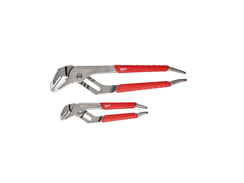 Milwaukee Ream & Punch 2 pc Forged Alloy Steel Straight Jaw Pliers Set