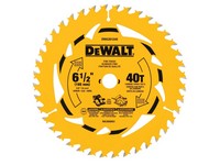 DeWalt 6-1/2 in. D X 5/8 in. Tungsten Carbide Tipped Circular Saw Blade 40