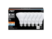 Feit BR30 E26 (Medium) LED Bulb Adjustable White 65 Watt Equivalence 6 pk