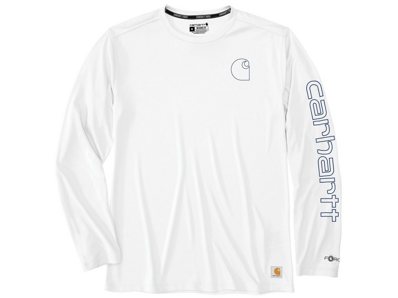 Mens Carhartt Long Sleeve Shirt Force Sun Defender