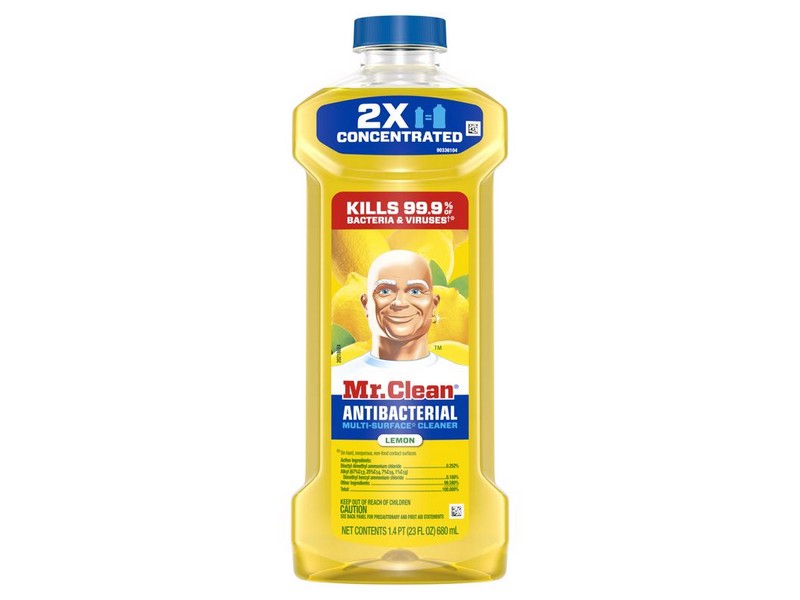 Mr. Clean Lemon Scent Concentrated Multi-Surface Cleaner Liquid 23 oz