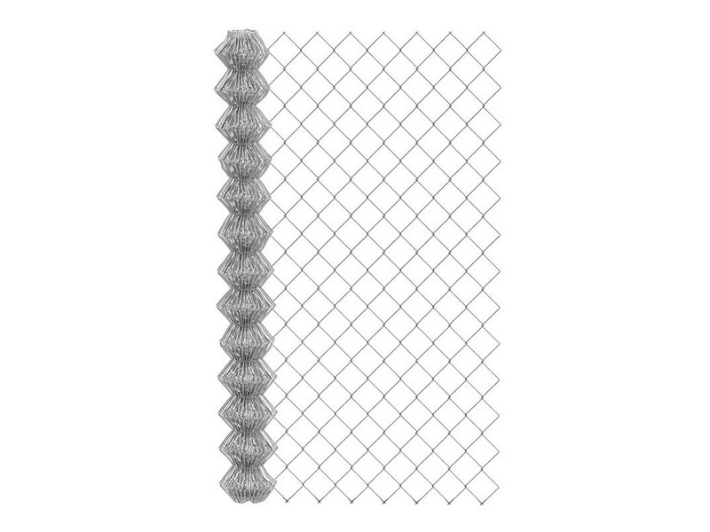YardGard 48 in. H X 10 ft. L 11.5 Ga. Galvanized Silver Metal Chain Link Fabric Repair Roll