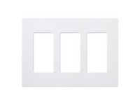 Wall Plate White 3 Gang