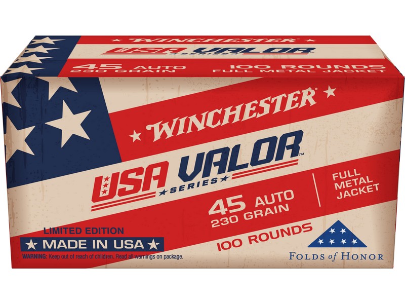 45acp 230gr Fmj Usa Valor 100rnd