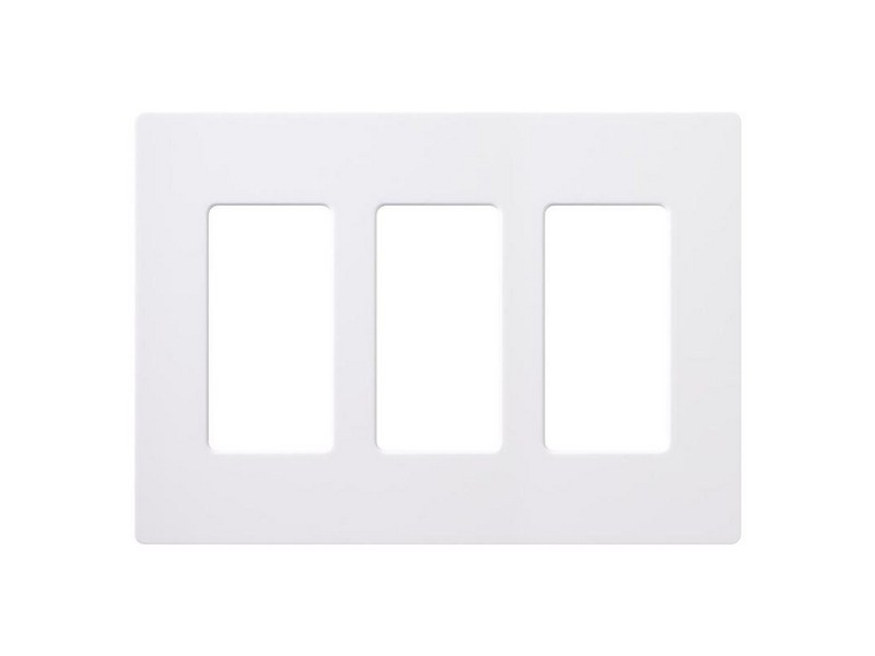 Wall Plate White 3 Gang