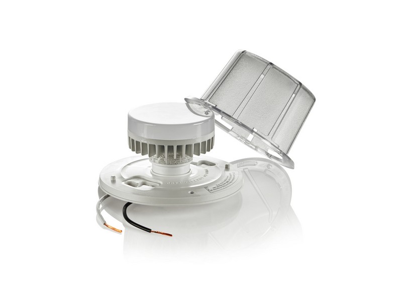 Leviton Plastic LED Standard Base Ceiling Keyless Lampholder 1 pk