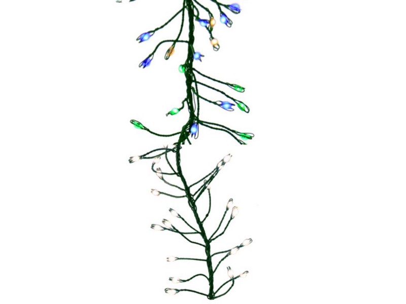 Celebrations LED Big Seed Cluster Multicolored/Warm White 250 ct Christmas