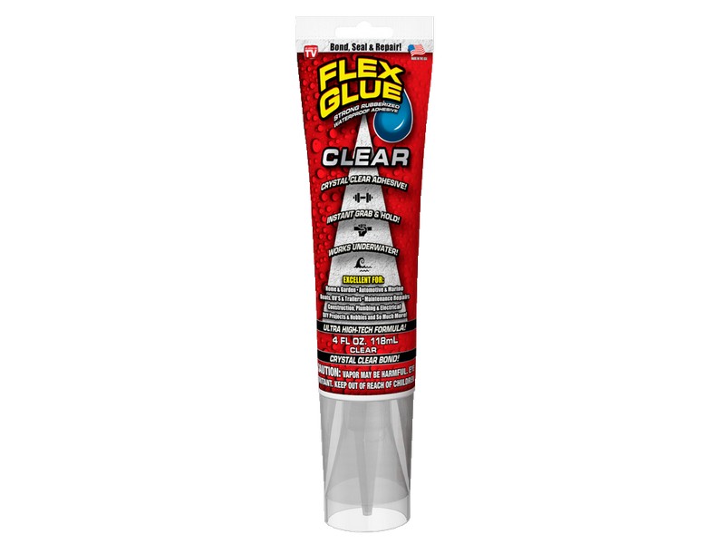 FLEX SEAL Family of Products FLEX GLUE Clear Rubberized Waterproof Adhesive 4 oz